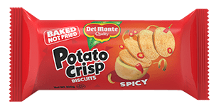 Del Monte Potato Crisp Biscuits - Spicy Flavor